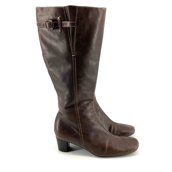 Ecco Shoes - ECCO Bremen Tall Leather Heeled Boots